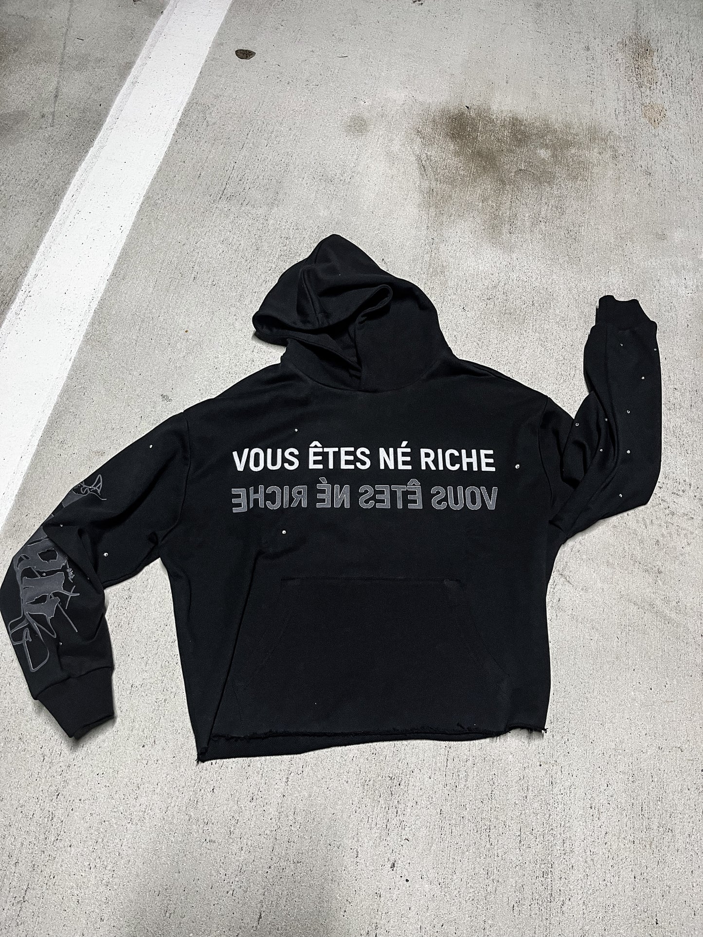 BORN SWEATSUIT SET "Vous Êtes Né Riche"